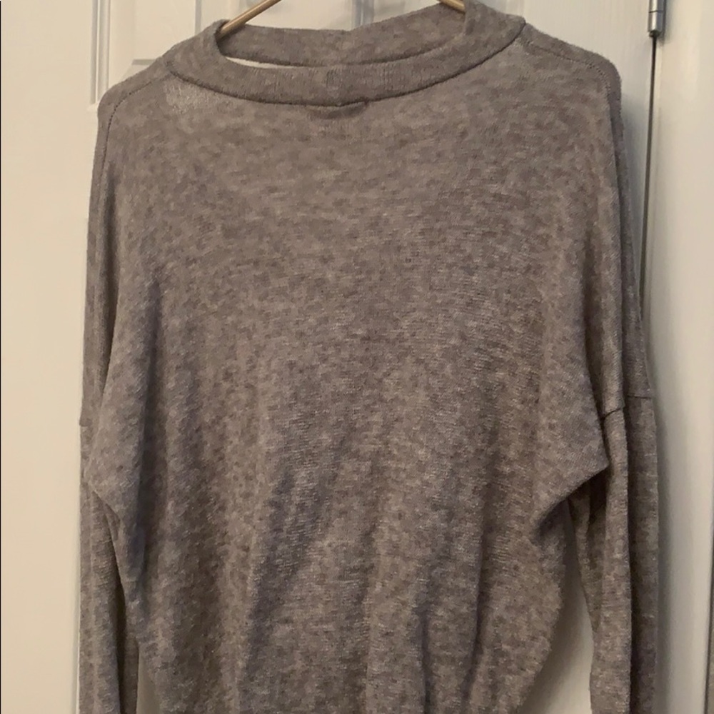 GRAY WOOL SWEATER - Picture 4 of 4